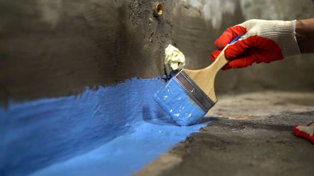 Commercial Exterior Waterproofing project at a Harmans, MD business property by SJ Waterproofing Pros